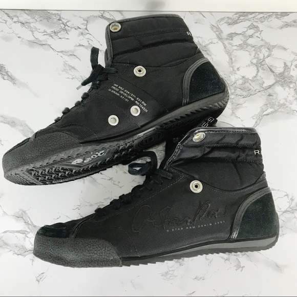 g star raw high top sneakers